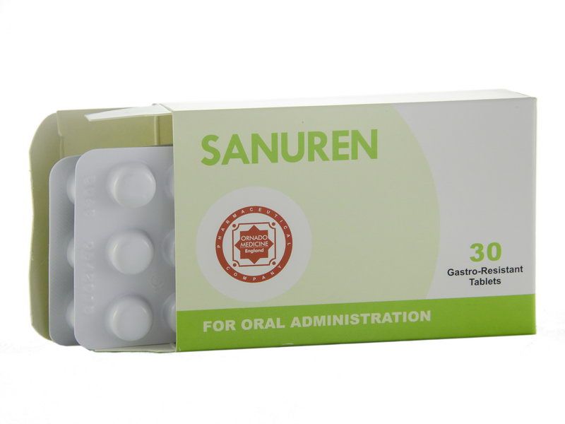 Sanuren - სანურენი 30 ტაბლეტი