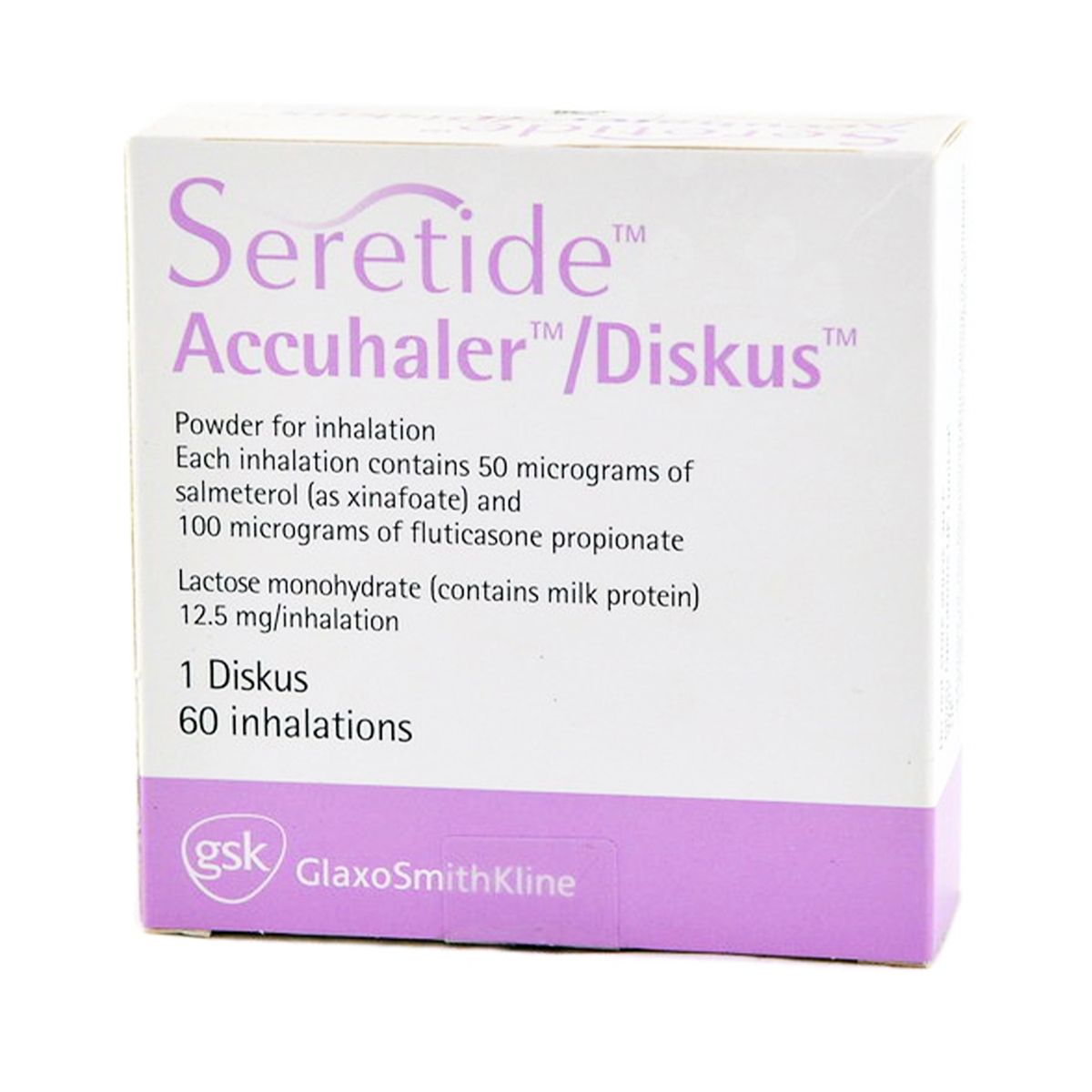 Seretide discus - სერეტიდი დისკუსი 50/100მკგ საინჰალაციო ფლაკონი