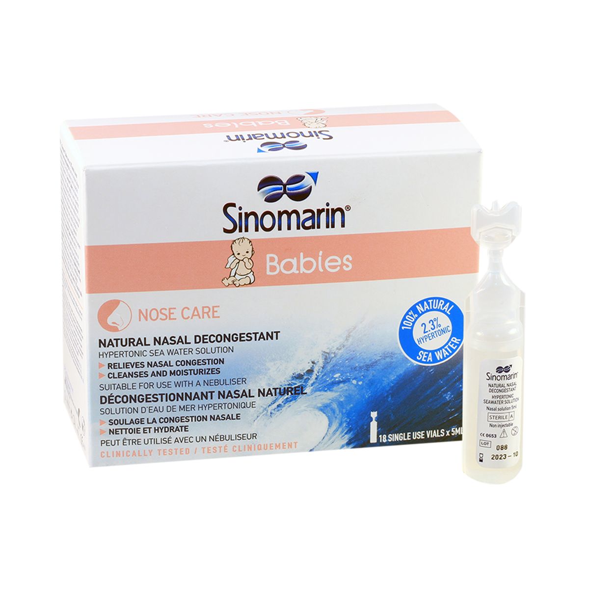 Sinomarin - სინომარინი საბავშვო ნებულები 5მლ 18 ცალი