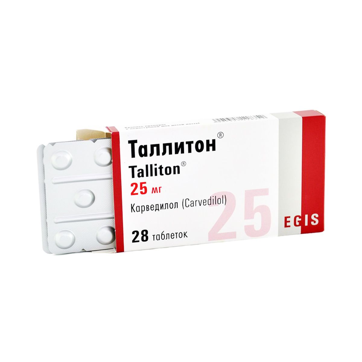 Talliton - ტალიტონი 25მგ 28ტაბლეტი