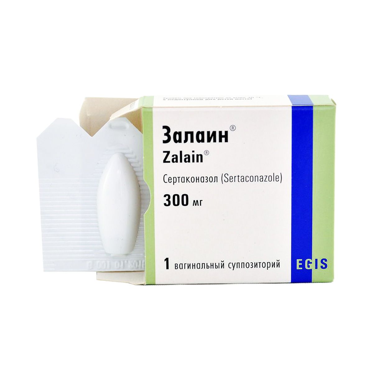 ZALAIN - ზალაინი 300მგ 1 ვაგინალური სუპოზიტორია