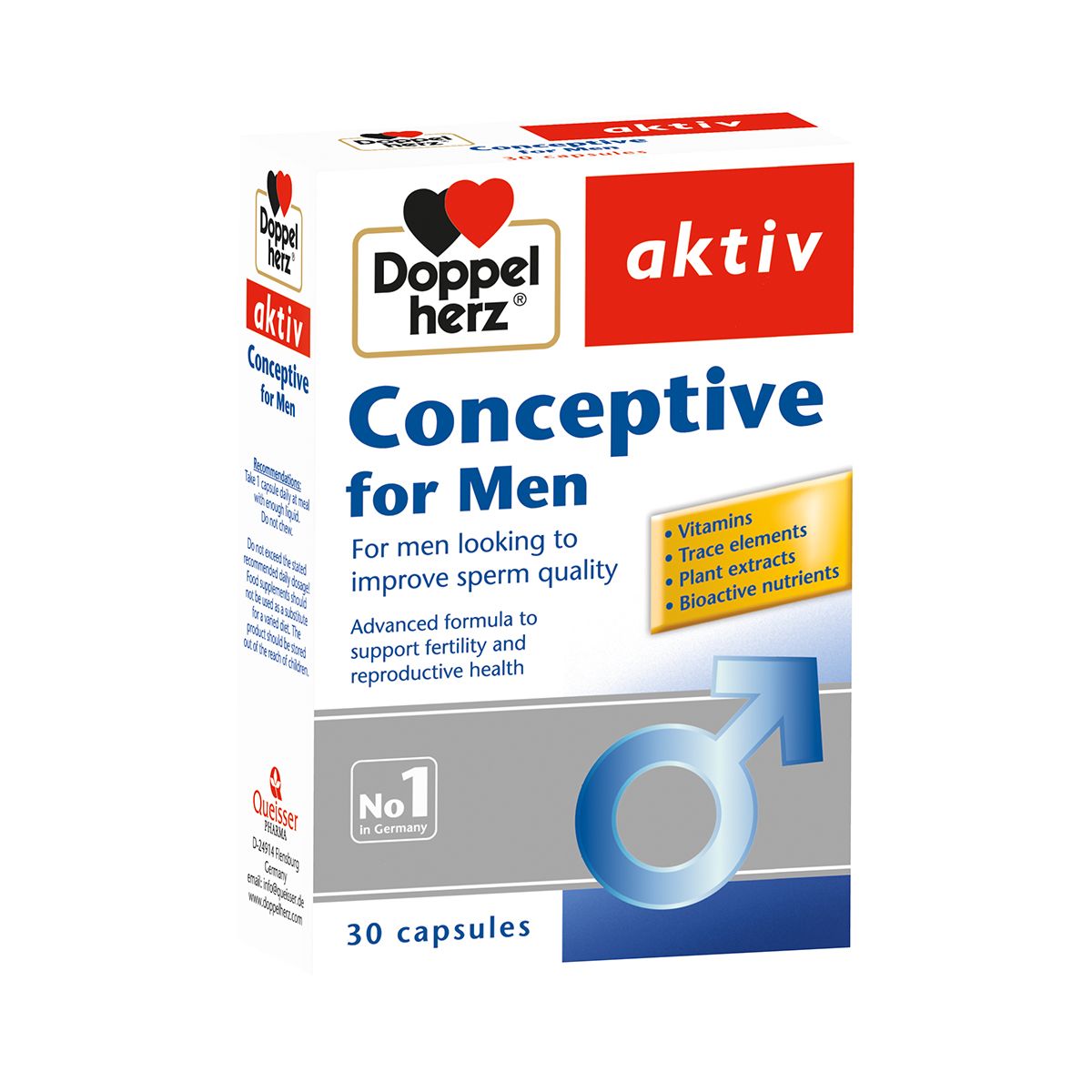 დოპელჰერც აქტივი კონსეპტივი მამაკაცებისთვის 30 კაფსულა