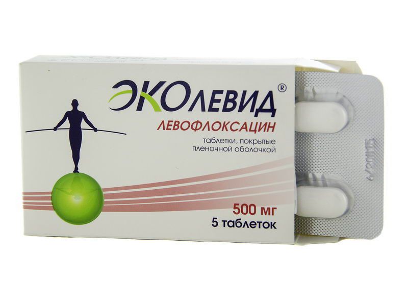 ეკოლევიდი  500მგ  5 ტაბლეტი