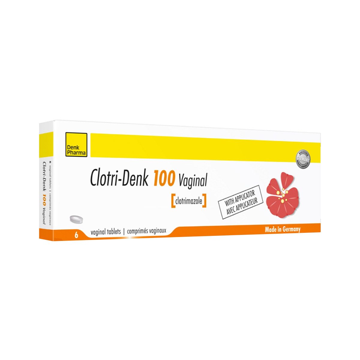 კლოტრი-დენკი 100მგ 6 ვაგინალური ტაბლეტი