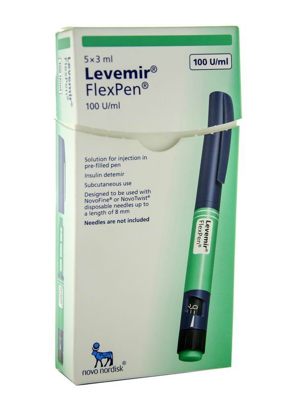 ლევემირი 3მლ.. 100U/მლ.. 1 ფლაკონი