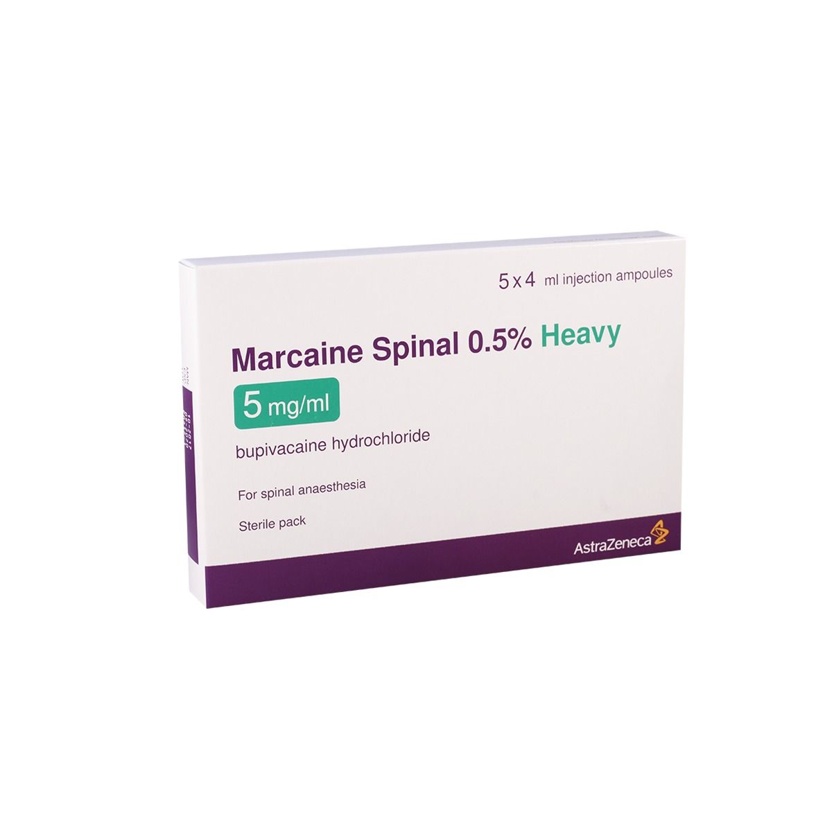 მარკაინი 0.5% 4მლ,სპინალური ანესთეზიისათვის 5 ამპულა