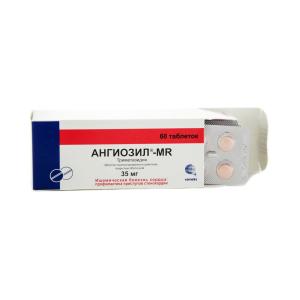 Angozil - ანგიოზილ MR 35მგ 60 ტაბლეტი