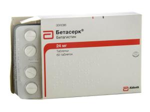 Betaserc - ბეტასერკი 24მგ 60 ტაბლეტი