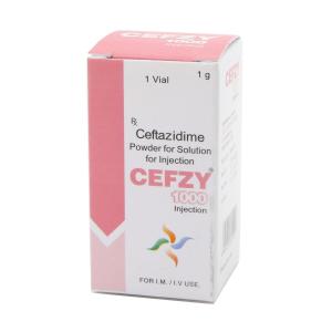 Cefz - ცეფზი ფლაკონი 1000მგ