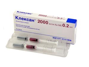 Clexane - კლექსანი 20მგ/0.2მლ შპრიცი 2 ინექცია
