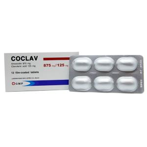 Coclav - კოკლავი 875/125 მგ 12 ტაბლეტი