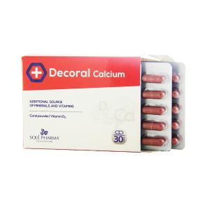 Decoral Calcium - დექორალ კალციუმი კაფს.N30