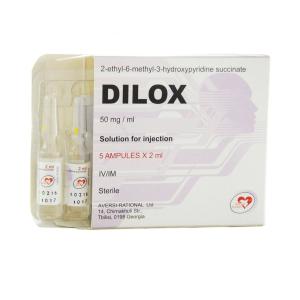 Dilox - დილოქსი 50მგ/მლ 2მლ 5 ამპულა