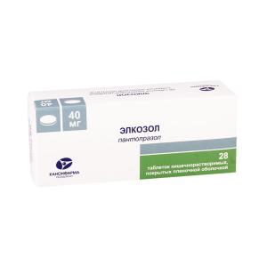 Elkozol - ელკოზოლი 40მგ  28 ტაბლეტი