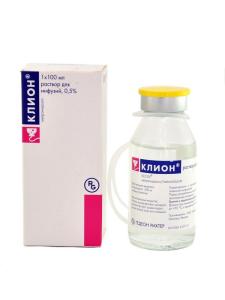KLION - კლიონი საინფუზიო ხსნარი. 500მგ/100მლ. 1 ფლაკონი