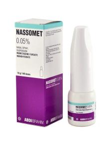 Nassomet - ნასომეტი ცხვირის სპრეი 0.05% 18გ/ 140 შესხურება