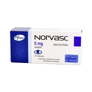 Norvasc - ნორვასკი 5მგ 30 ტაბლეტი