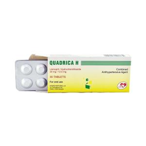 Quadrica - კვადრიცა 20მგ/12.5მგ 30 ტაბლეტი