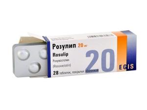 Rosulip - როზულიპი 20 მგ 28 ტაბლეტი