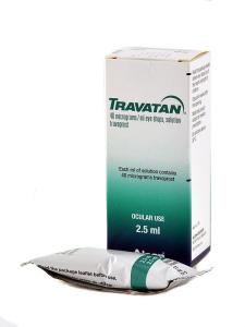 Travatan - ტრავატანი თვალის წვეთები 40მკგ/მლ 2.5მლ ფლაკონი 