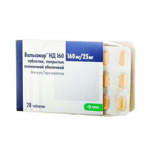 Valsakor - ვალსაკორი HD 160/25მგ 28 ტაბლეტი