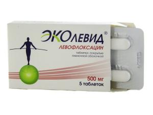 ეკოლევიდი  500მგ  5 ტაბლეტი