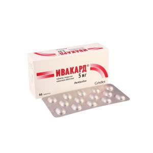 ივაკარდი ტაბ. 5მგ N56