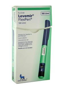 ლევემირი 3მლ.. 100U/მლ.. 1 ფლაკონი
