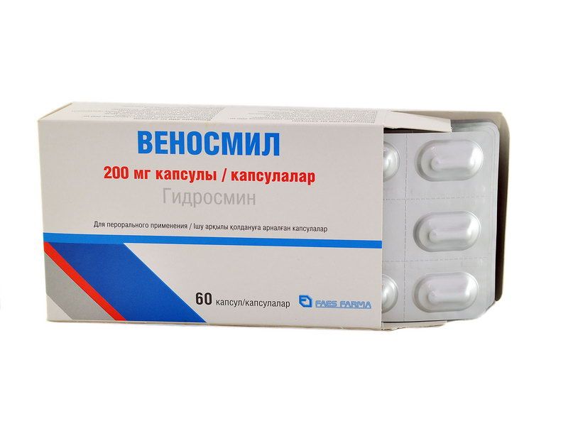 ვენოსმილი 200მგ. 60 კაფსულა