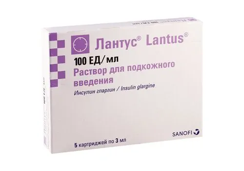 ინსულ ლანტუსი100ე/მლ3მლ#5კარტ