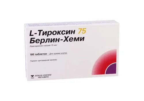ლ თიროქსინი 75მკგ #100ტ