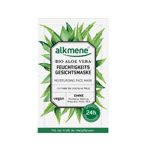 ალკმენე - ალოე ვერა სახის ნიღაბი დამატენიანებელი ნორმ/მშრალი კანის ვეგანური
