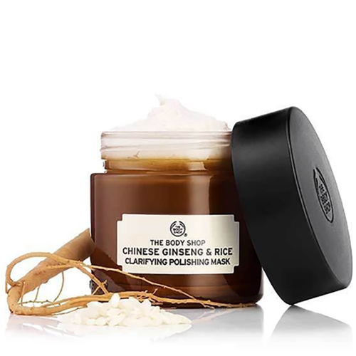 ბოდი შოპი - სახის ნიღაბი გამანათებელი. ამქერცლავი ჩინური ჟენშენი და ბრინჯი