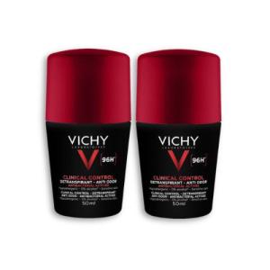 ვიში - მამაკაცის დეოდორანტი ბურთულიანი 96 სთ ანტიბაქტერიული 1+1