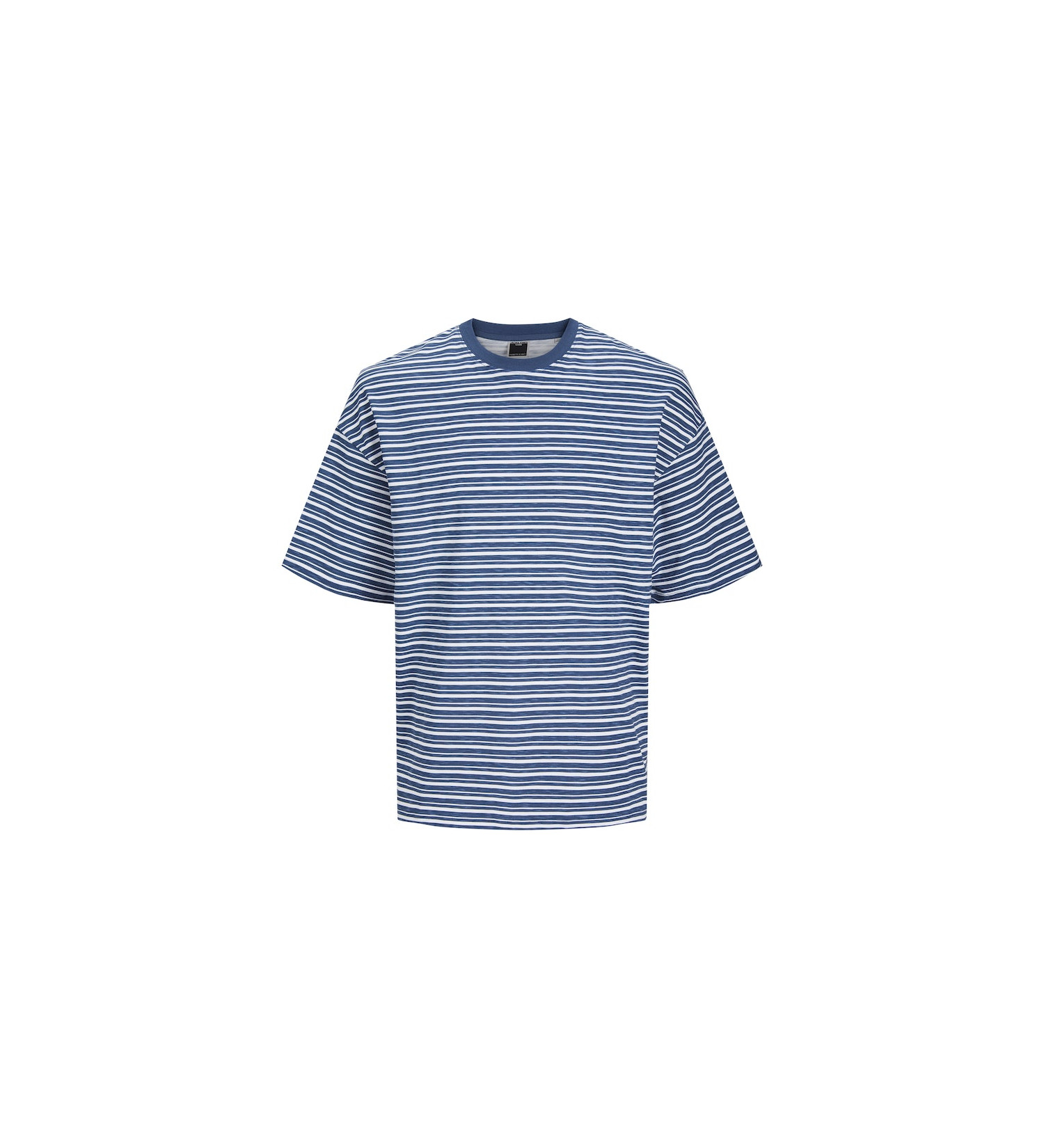 Jack & Jones - JCOSTRIPED PRINTED OVERSIZE TEE SS CREW