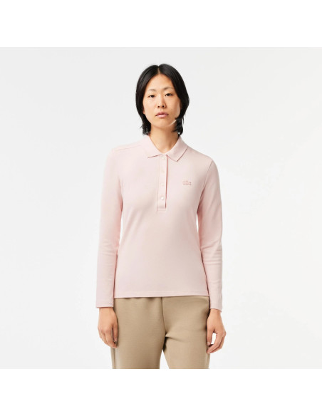 Lacoste - Womens Slim Fit Stretch Piqué Polo