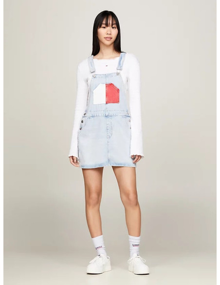 Tommy Jeans - DUNGAREE DRESS FLAG BH6015 EXT