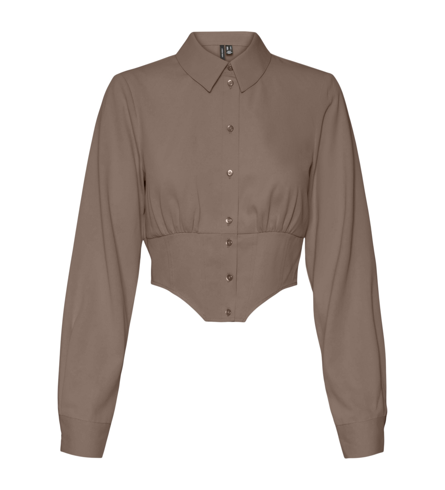 Vero Moda - VMPIXI LS CROPPED SHIRT WVN