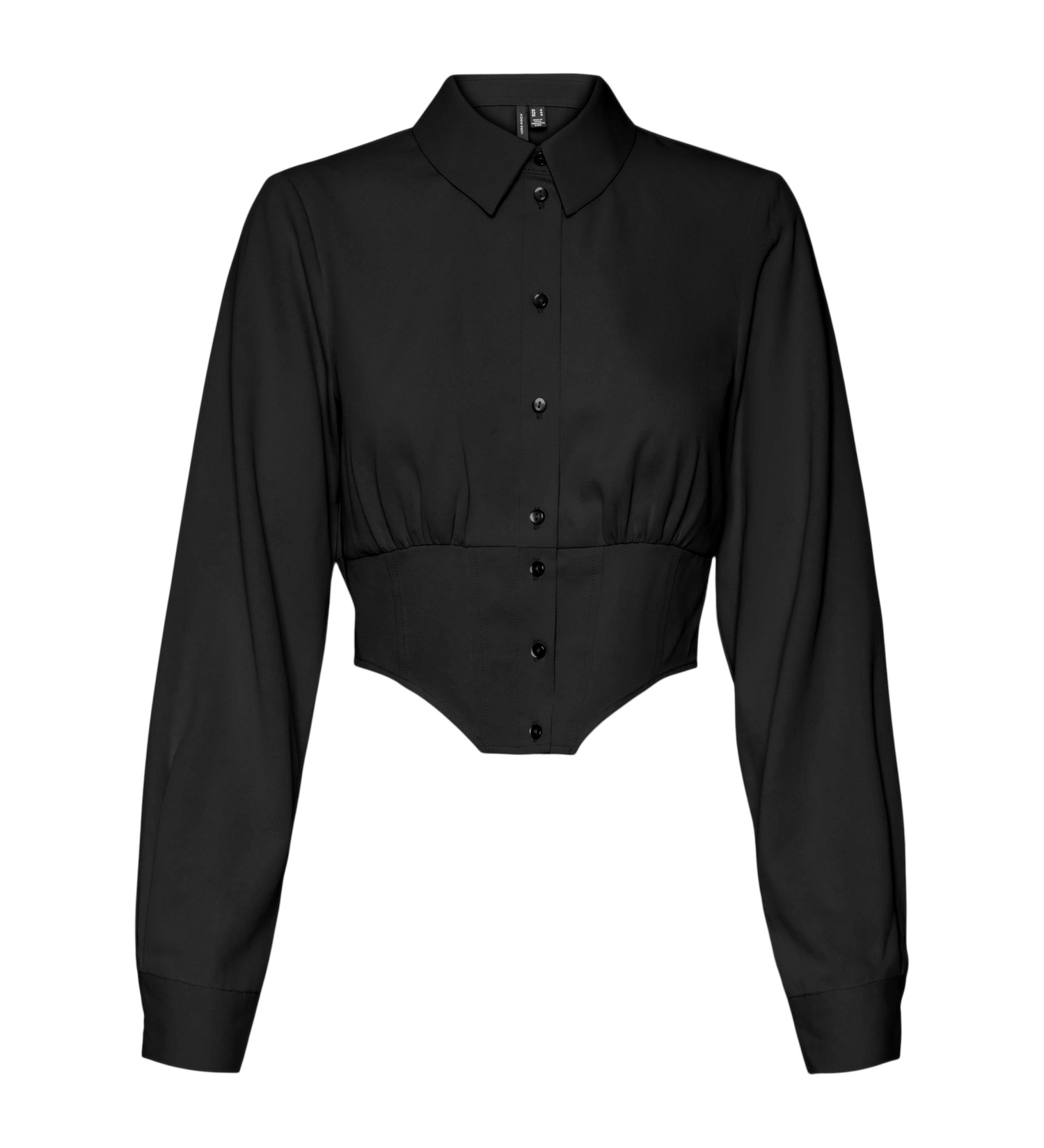 Vero Moda - VMPIXI LS CROPPED SHIRT WVN