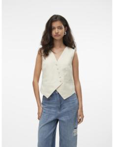 Vero Moda - VMFLORENCE SL LINEN WAISTCOAT