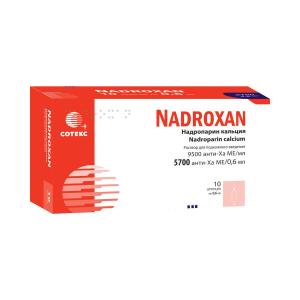 ნადროქსანი - Nadroxan 0.6მლ 10 მზა შპრიცი