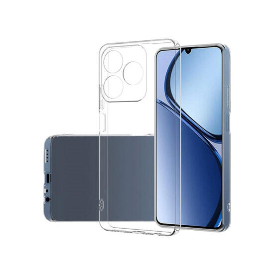 Ovose Ultraslim Case Unique Skid Series Realme C63 Transparent