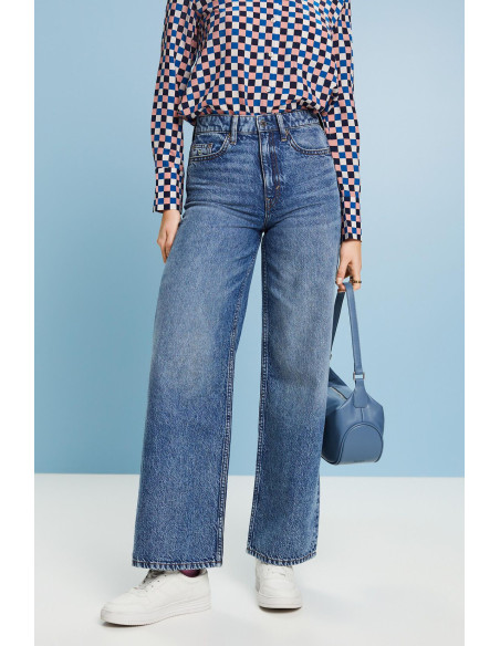 ESPRIT - High-Rise Wide-Leg Retro Jeans