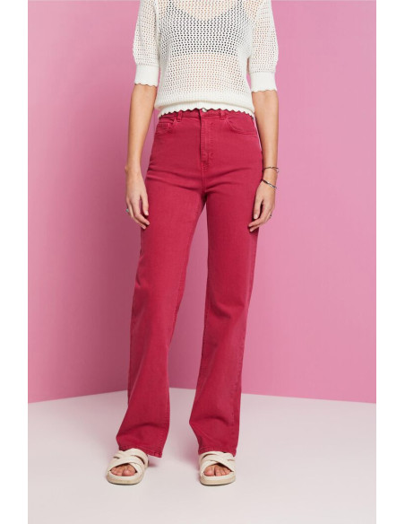 ESPRIT - High-rise straight leg trousers