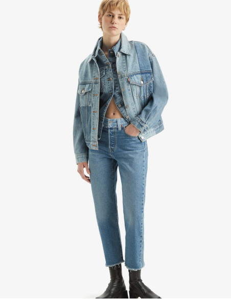 Levis® - 501® Crop Split Craft