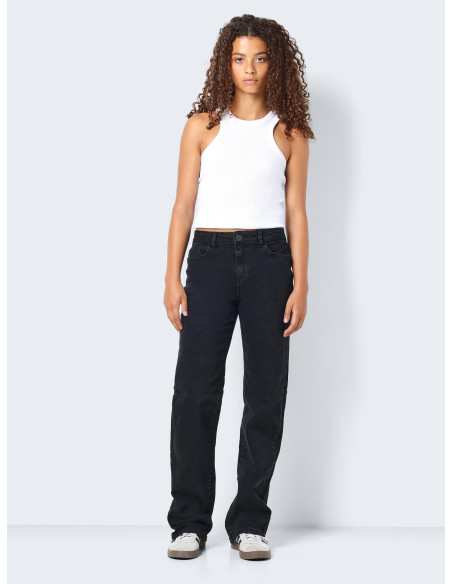 Noisy May - NMYOLANDA NW WIDE JEANS BLACK NOOS