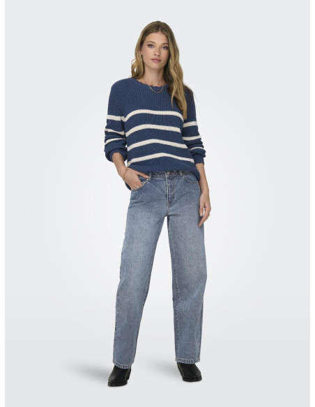 ONLY - ONLCOLLETTE LW LOOSE STR L ANK PA DNM BJ