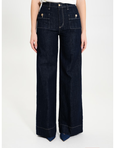 RINASCIMENTO - STP W-2418 PAN JEANS PALAZZO