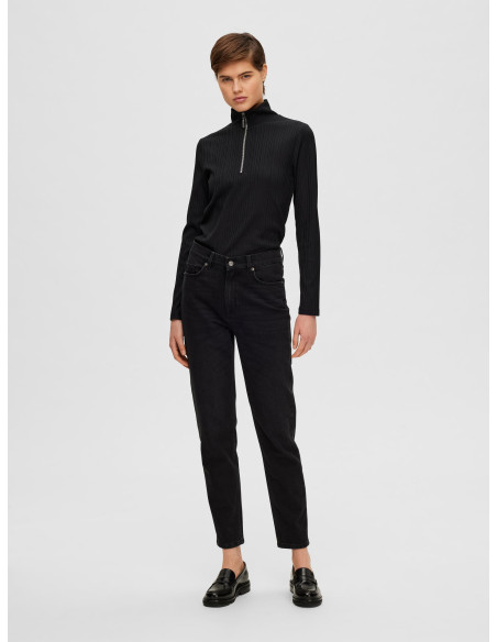 SELECTED FEMME - SLFAMY HW SLIM BEAUTY BLA JEANS  U NOOS