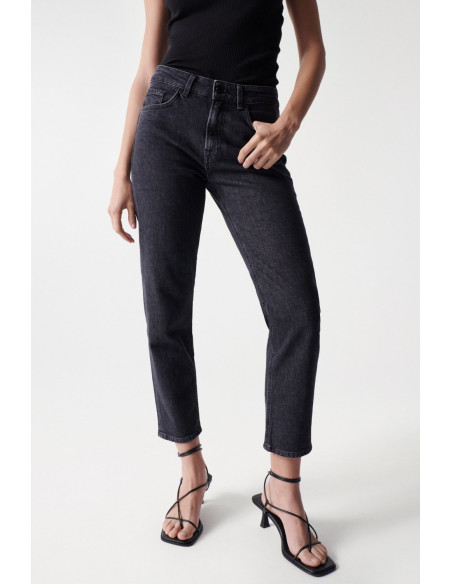 Salsa Jeans - CROPPED TRUE SLIM BLACK JEANS